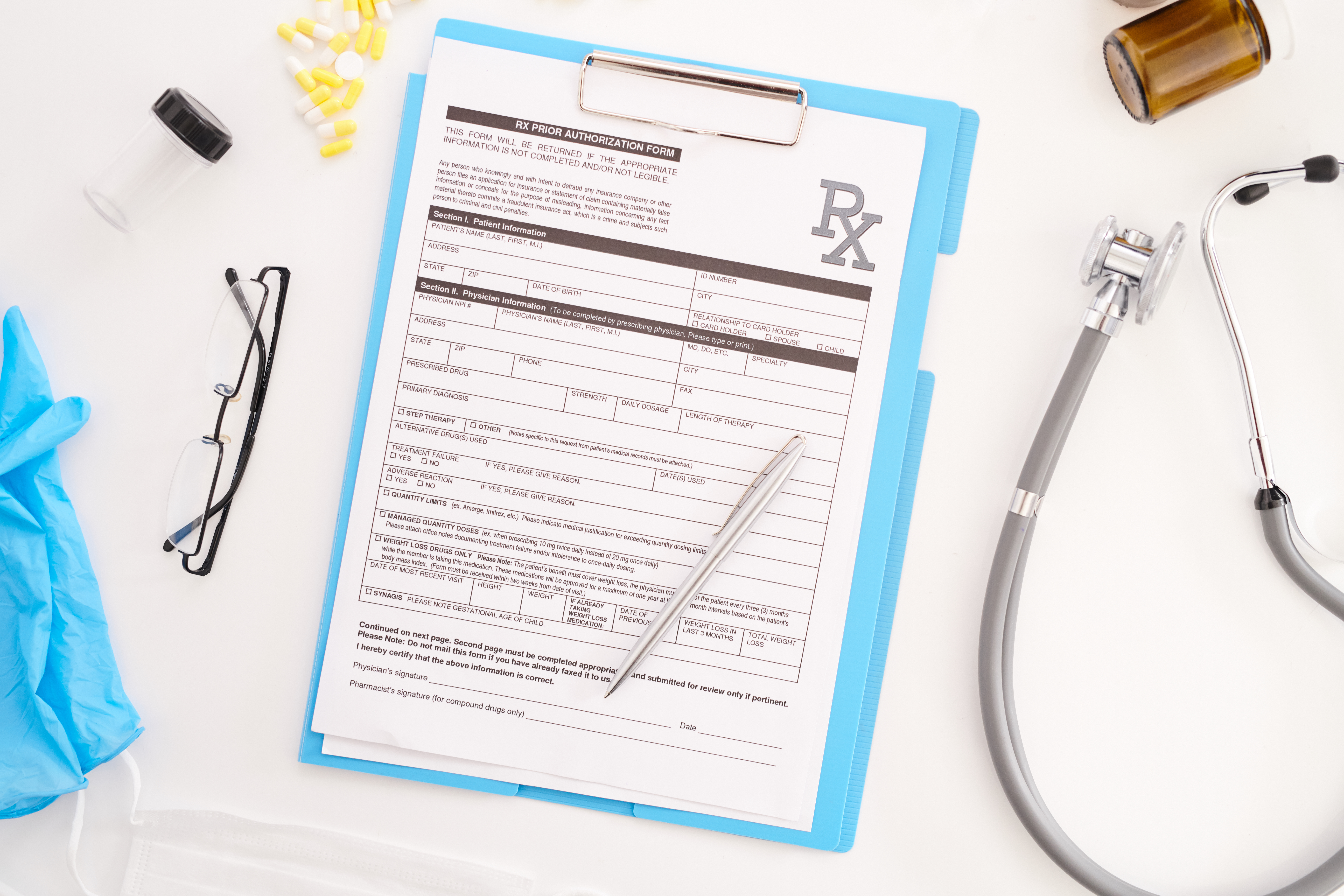 flat lay of medical tools